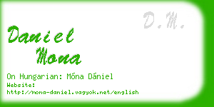 daniel mona business card